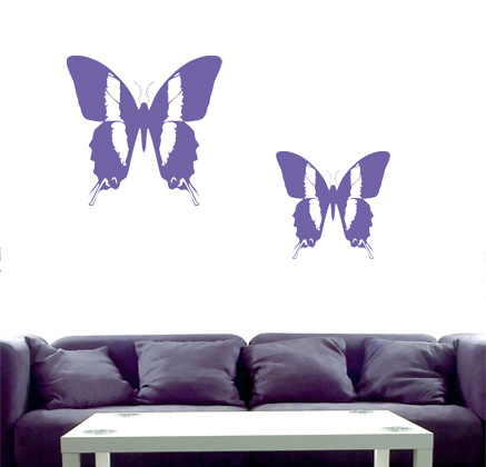 Nálepky na stenu - Motýľ 12