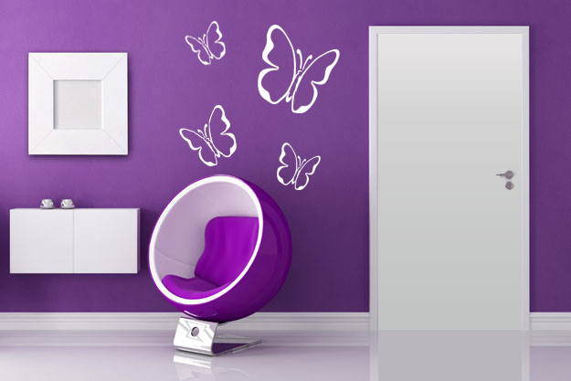 Nálepky na stenu - Motýľ 1