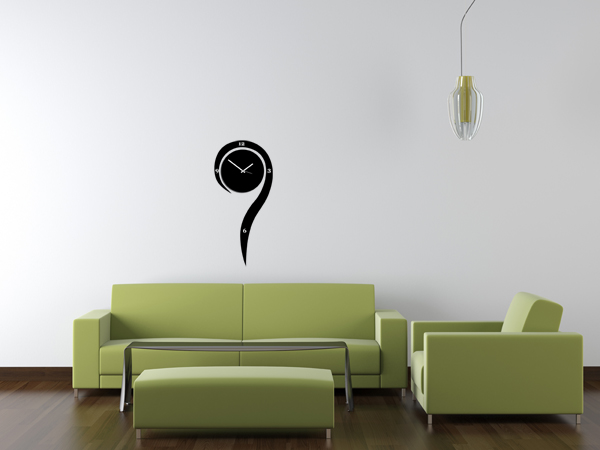 Dizajnové hodiny na stenu - Otáznik