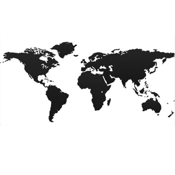 Nálepky na stenu - Mapa sveta