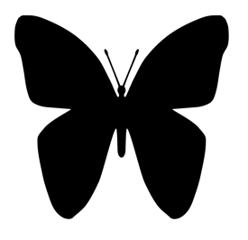Samolepky na stenu - Motýlí roj 2
