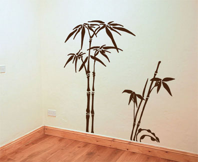 Nálepky na stenu - Bambus 2