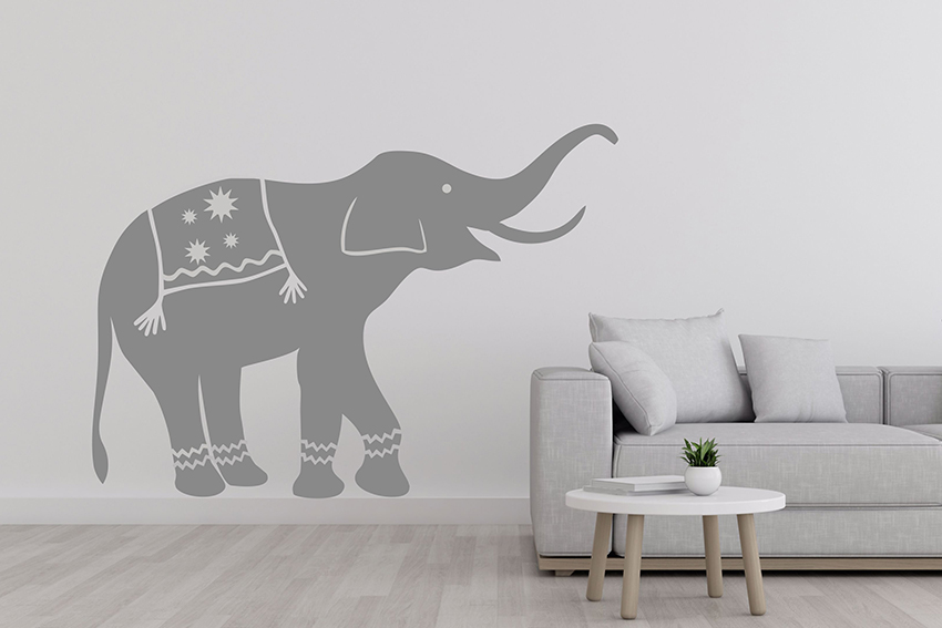 Nálepky na stenu - Slon africký